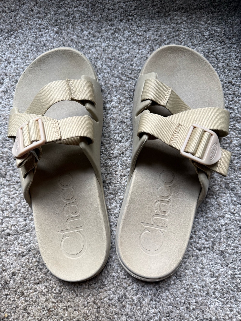 Chaco Women’s beige Adjustable Slide Sandals